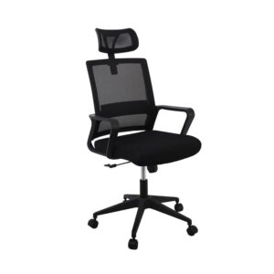 ΕΟ542,1 BF2020 Πολυθρόνα Γραφείου Διευθυντή Mesh Μαύρο  60x63x109/119cm