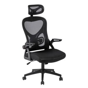 ΕΟ5301 BF3050 Πολυθρόνα Γραφείου- Διευθυντή, Mesh Μαύρο, Μπράτσα up-down  63x63x118/128cm