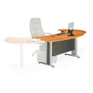 ΕΟ999,1Γ EXECUTIVE Γραφείο Απόχρωση Dark Grey - Cherry  180x80x75cm