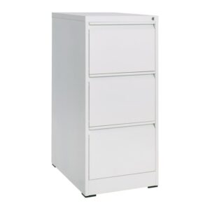 Ε6011,3 ΦΟΡΙΑΜΟΣ Αρχειοθέτησης Γραφείου 3 Συρτάρια, Μέταλλο Βαφή Άσπρο H.103  46x62x103cm