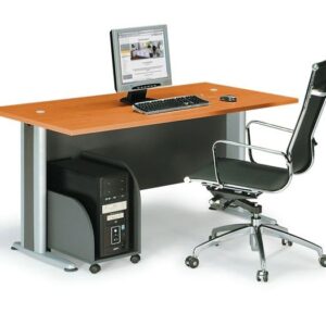 ΕΟ997,1 BASIC Γραφείο Απόχρωση Dark Grey - Cherry  150x80x75cm