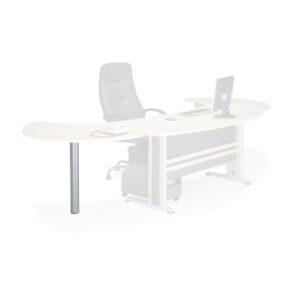 ΕΟ999Ε,2 EXECUTIVE Πόδι Επέκτασης Silver  H.72cm