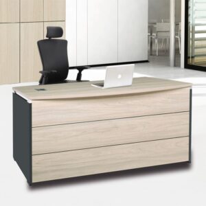 ΕΟ832 PROGRESS Γραφείο 140x80cm Απόχρωση Elm-Sky Grey  140x80x75cm