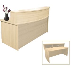 ΕΟ116,1 Reception 180 Απόχρωση Beech  180x90x105cm