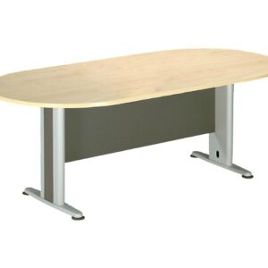 ΕΟ131,1 ΣΥΝΕΔΡΙΟΥ Τραπέζι Οβάλ Απόχρωση Dark Grey - Beech  240x120x75cm