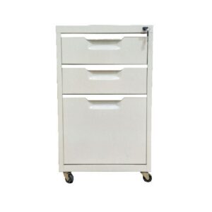 Ε6007 ΣΥΡΤΑΡΙΕΡΑ Μέταλλo Βαφή Άσπρο  40x50x67cm