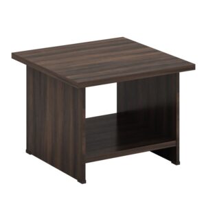 ΕΟ129,31 Τραπεζάκι Επισκέπτη Απόχρωση Σκούρο Καρυδί  60x60x45cm